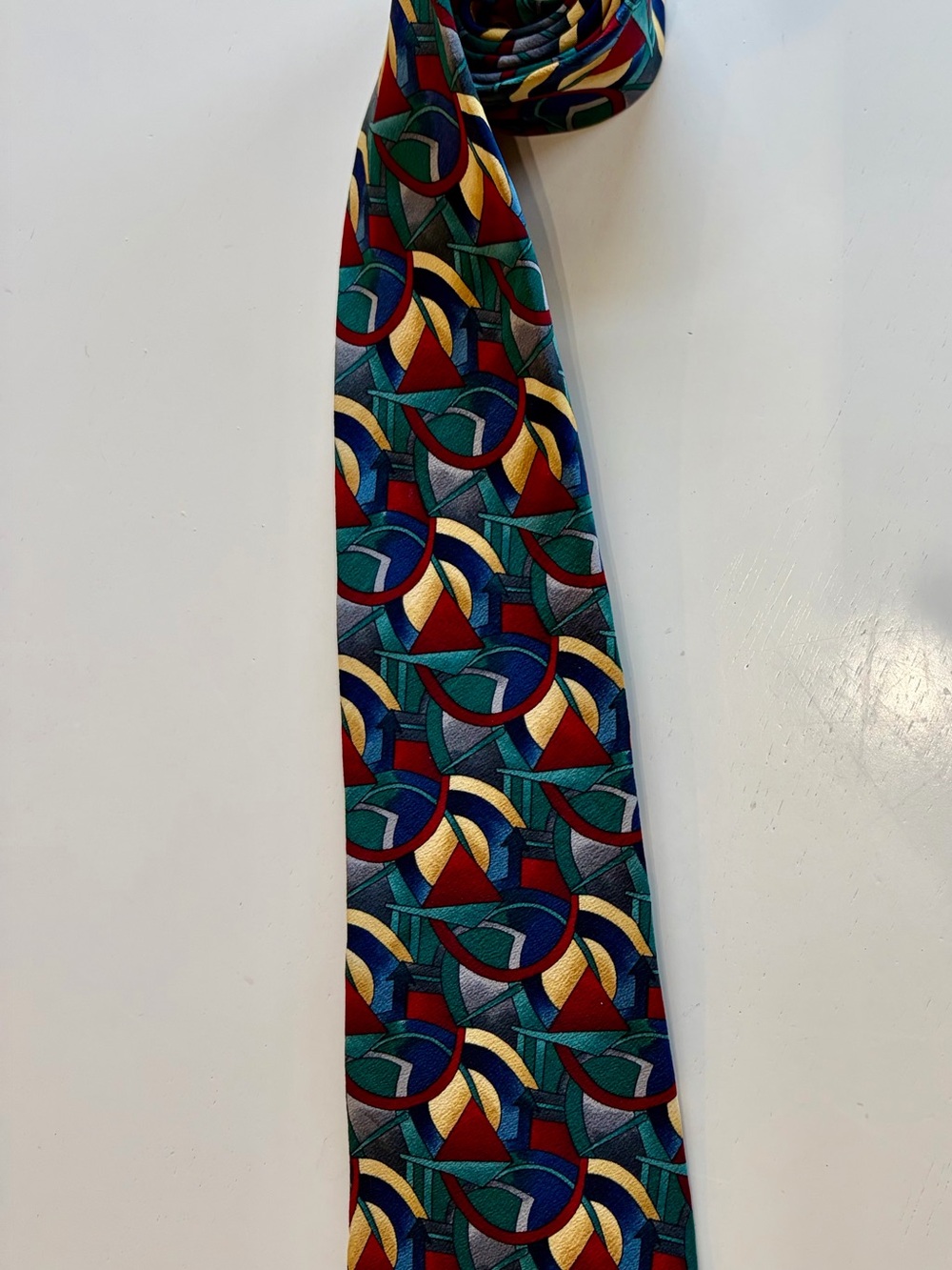 🎸 J. Garcia Collection Eight "Clockworks" Silk Tie - Vintage Grateful Dead Art 🎸